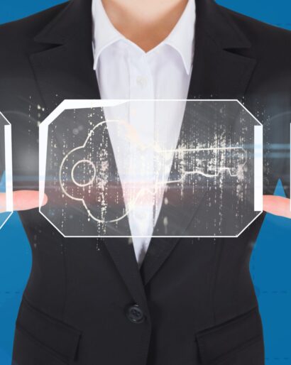 person-using-futuristic-technology